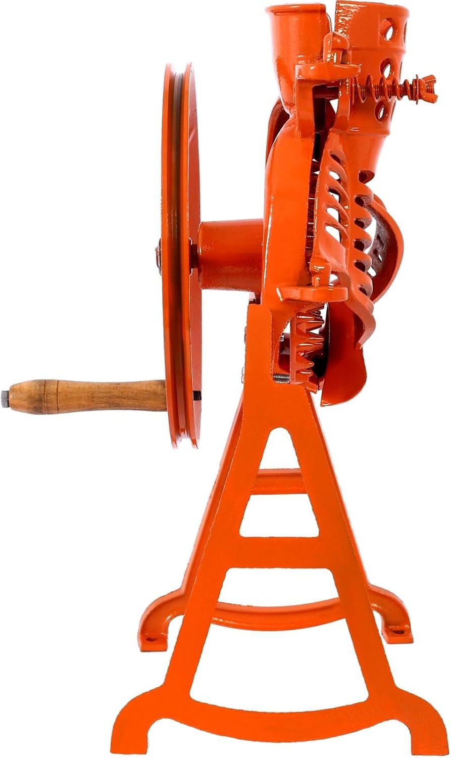 Desgranadora manual de maíz resistente con soporte y volante, construcción de acero, herramientas de eliminación de maíz para trituradora de maíz,
