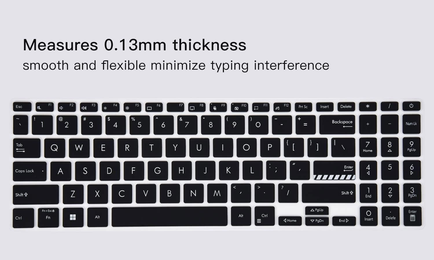 2 fundas de teclado para ASUS VivoBook 16X 16 F1603 M1603 X1603 M1605, VivoBook Pro 16X OLED K3605 K6602 N7601 TN3604, VivoBook 15 15.6 K3502 M3502