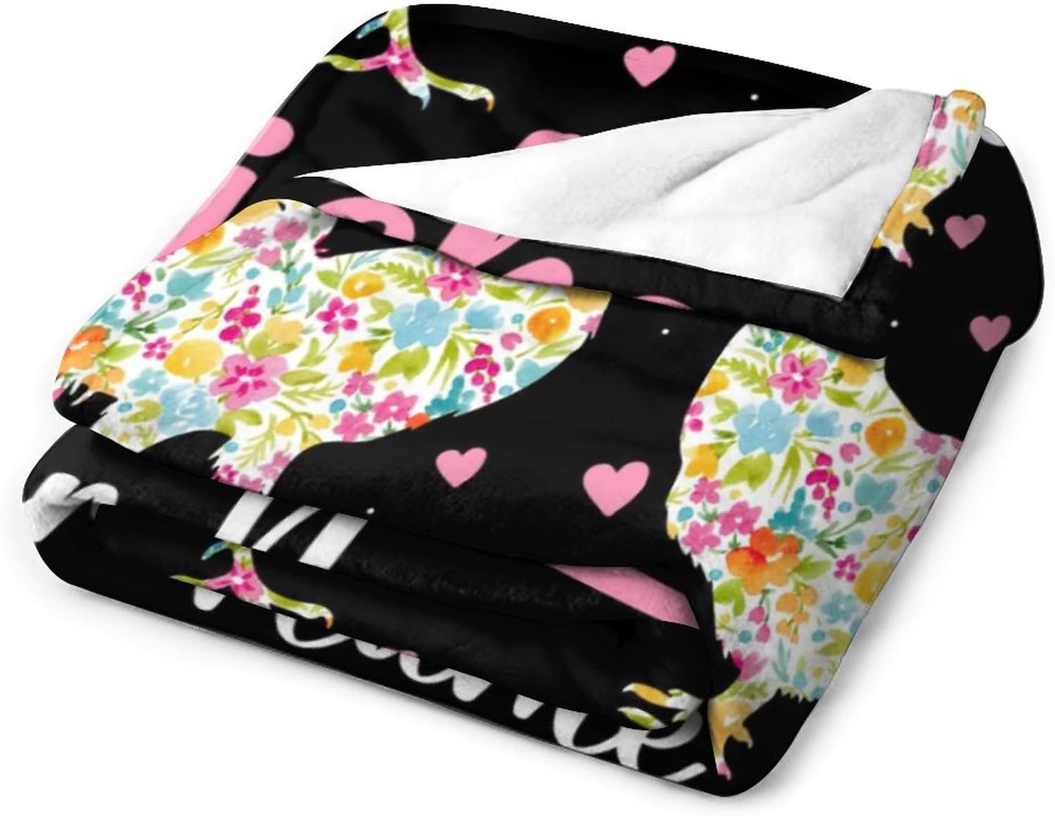 Manta de pollo personalizada con nombre, 40 x 30 pulgadas, bonita manta para niñas y mujeres, mantas suaves y peludas negras para regazo y silla