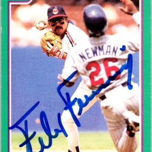 Felix Fermin autographed Baseball Card (Cleveland Indians) 1991 Score #139 – Baseball Slabbed Autographed Cards Felix Fermin autographed Baseball Card (Cleveland Indians) 1991 Score #139 – Baseball Slabbed Autographed Cards
