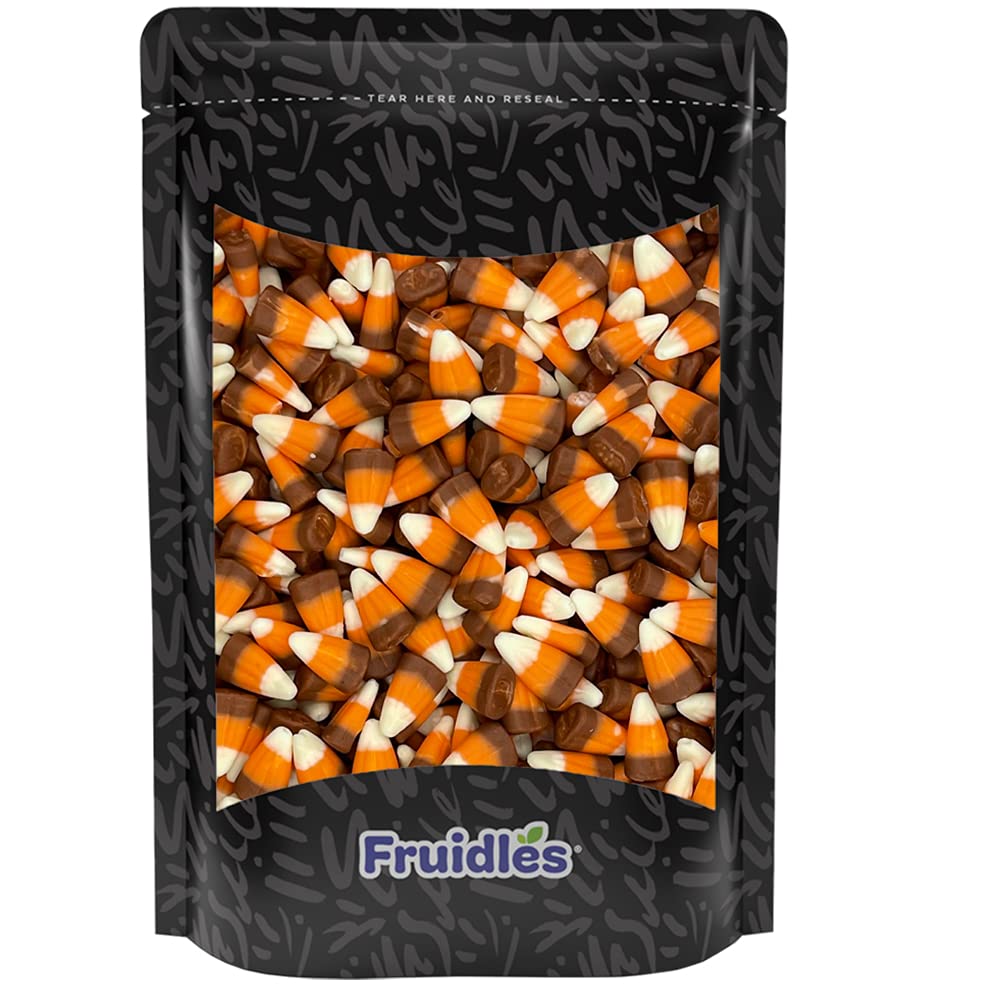 Golosinas de maíz dulce de Halloween, sin gluten, aperitivos divertidos y festivos (maíz dulce indio espeluznante, media libra)