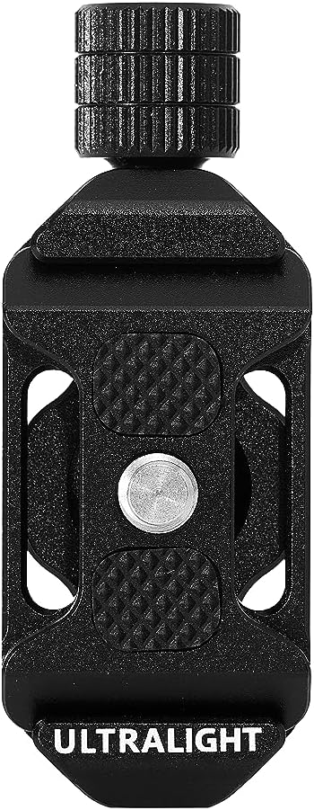 Ultralight Abrazadera Arca Swiss de 0.81oz23g con clip de captura de 0.37oz10g compatible con mini placa de liberación rápida Arca Swiss