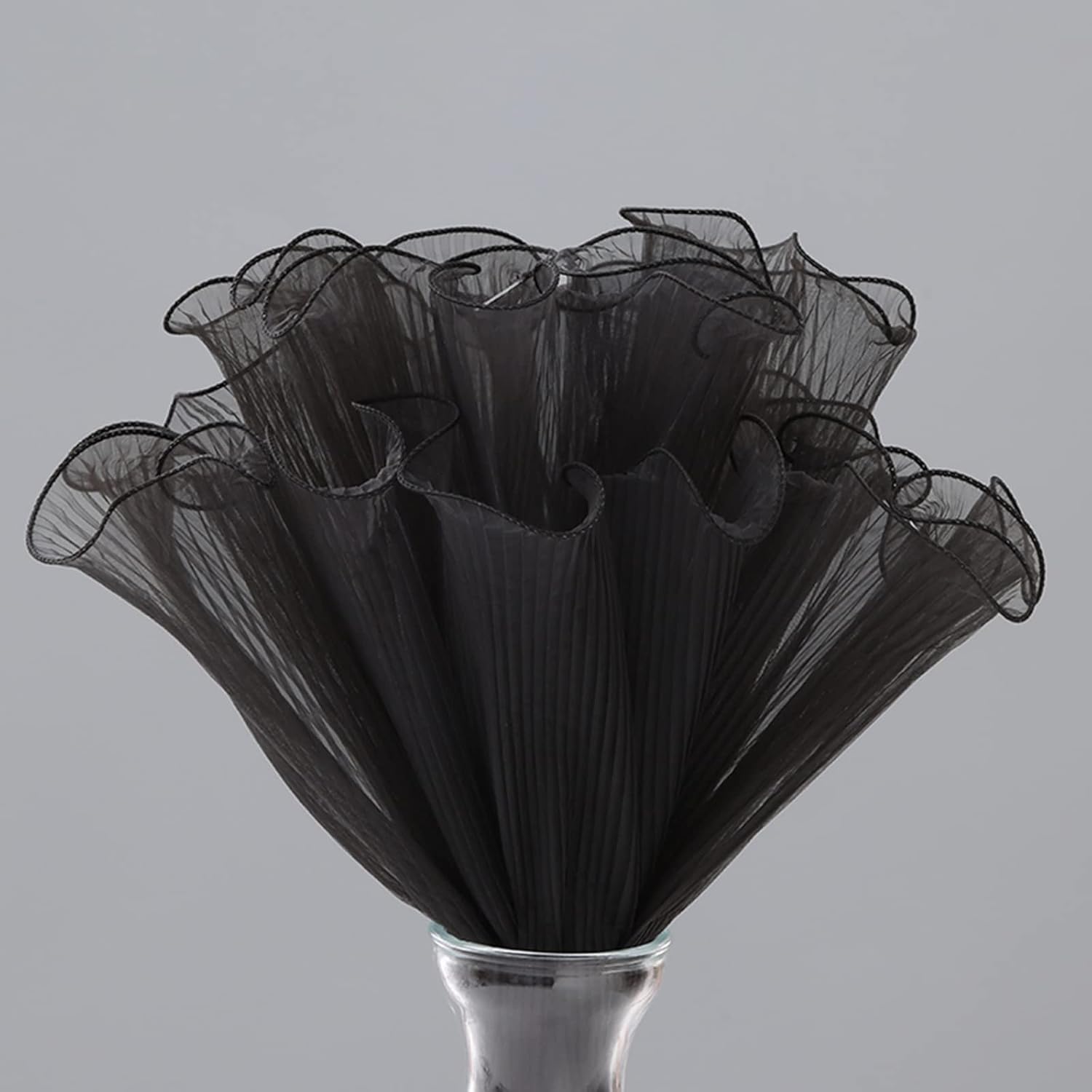 Banxidi Papel de regalo floral de hilo de volantes de estilo coreano, 1 rollo de suministros para floristería, papel de regalo para ramo de flores