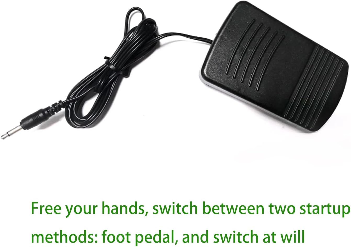 Pedal de pie para máquina de coser, pedal de control de pie y cable de alimentación para máquina de coser, máquina de coser momentánea para el