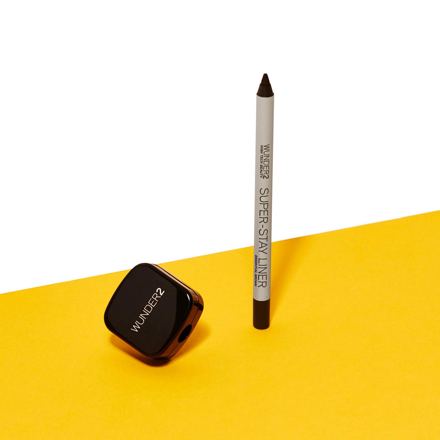 Wunder2 SUPER-STAY LINER Lápiz delineador de ojos de maquillaje de larga duración, impermeable, color turquesa, azul metálico