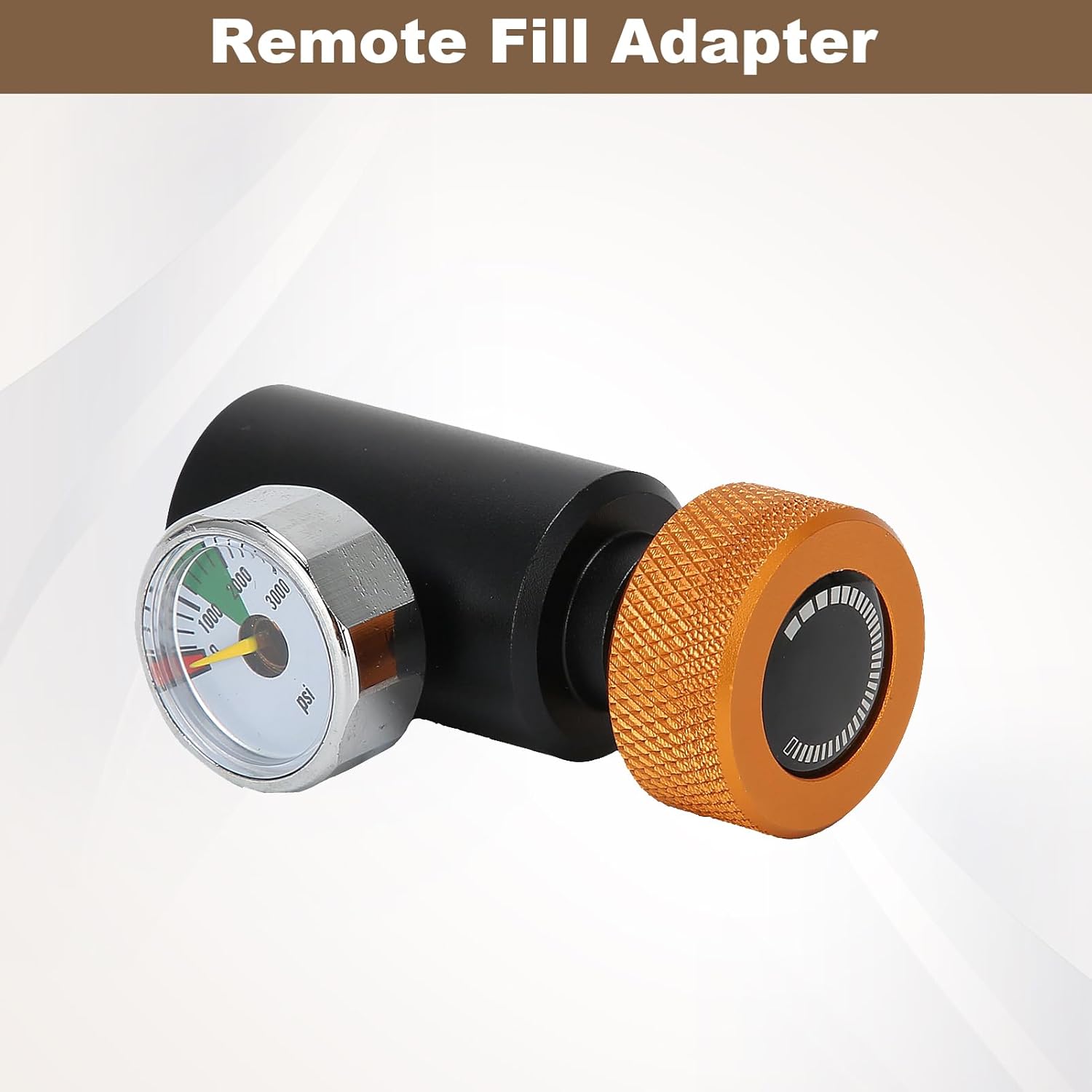 Pilipane Kit de conector de adaptador de recarga de tanque de CO2, adaptador de CO2 para fabricante de agua de corriente de soda con manómetro de