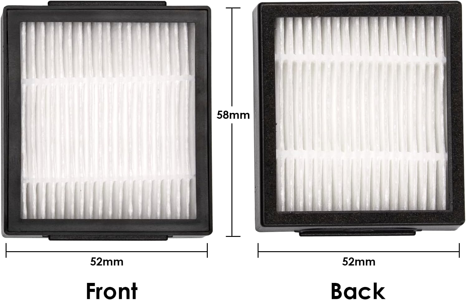 (8 piezas) Filtro HEPA de repuesto compatible con iRobot Roomba Combo J7+ PlusCombo j5+ Combo j9+ Robotic Aspiradora HEPA Filtros Kit de accesorios