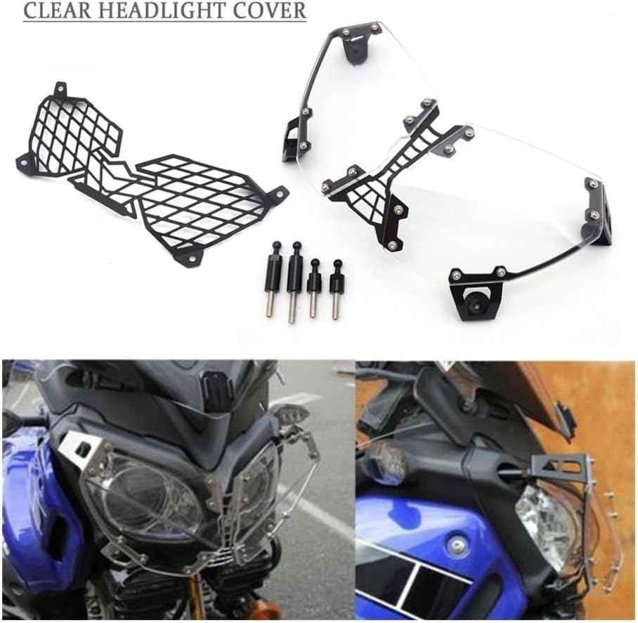 Funda protectora para parrilla de faros delanteros de motocicleta para Yamaha Super Tenere XT1200Z XTZ1200 2010-2019 Supertenere1200 XTZ 1200 (color