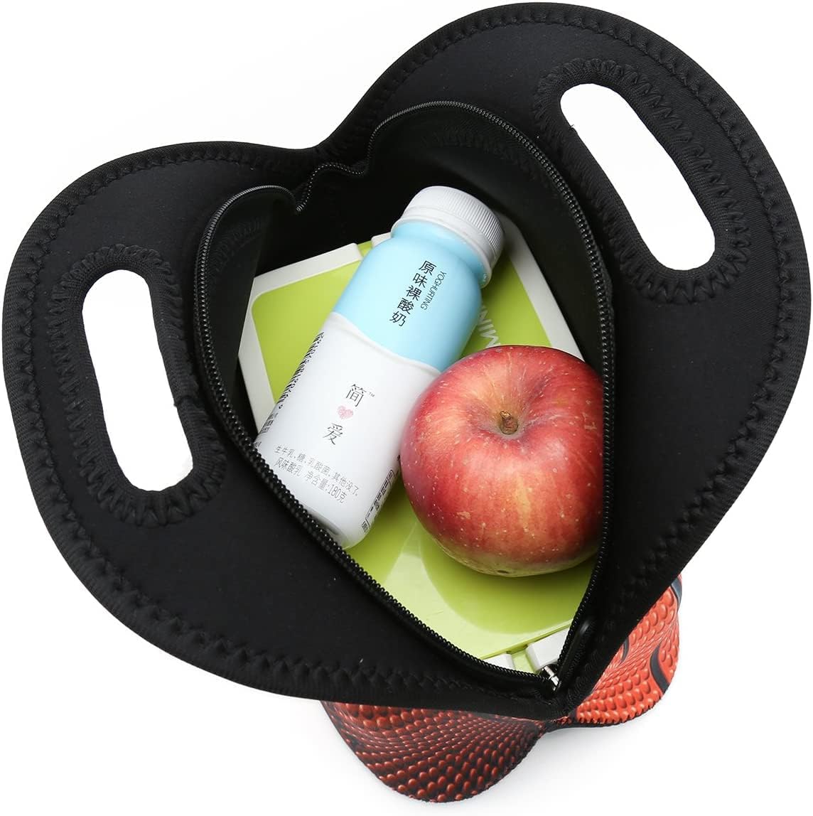 Icolor Kids Bolsa para almuerzo, con neopreno aislado, contenedor de alimentos, térmico fríocalor, para la escuela o la oficina