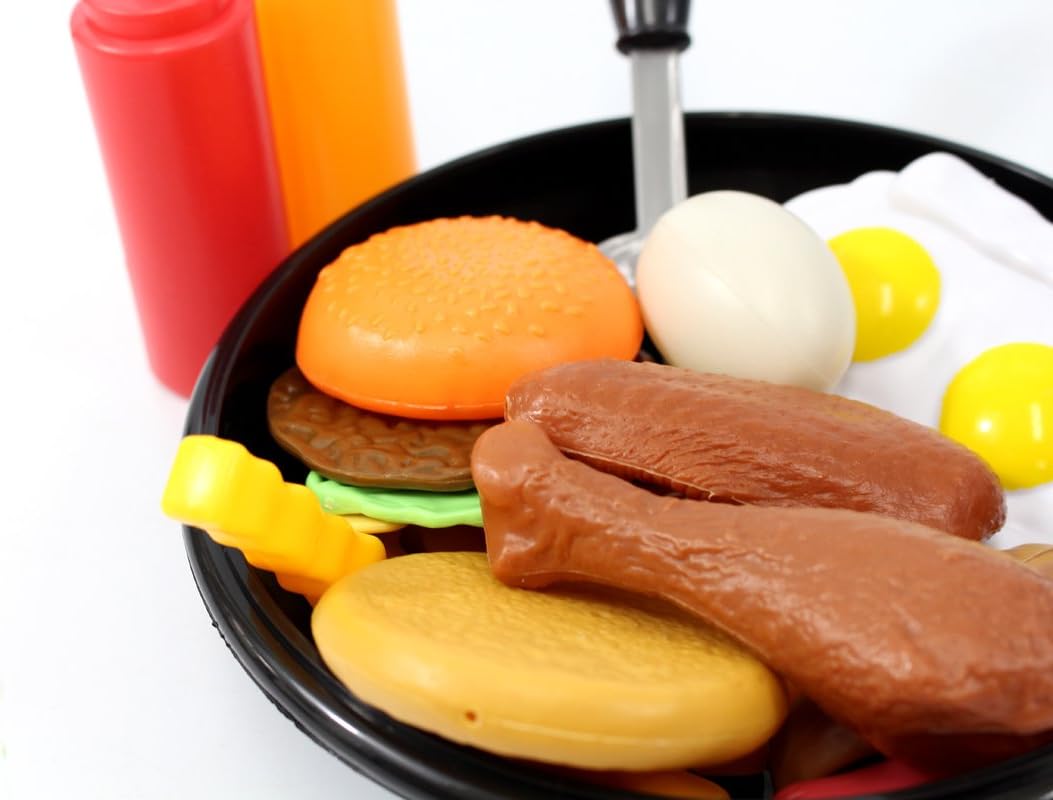 Juguete de cocina de comida rápida de 25 piezas  Juego de comida de cocina  Cocina de simulación  Juguete de comida para niños