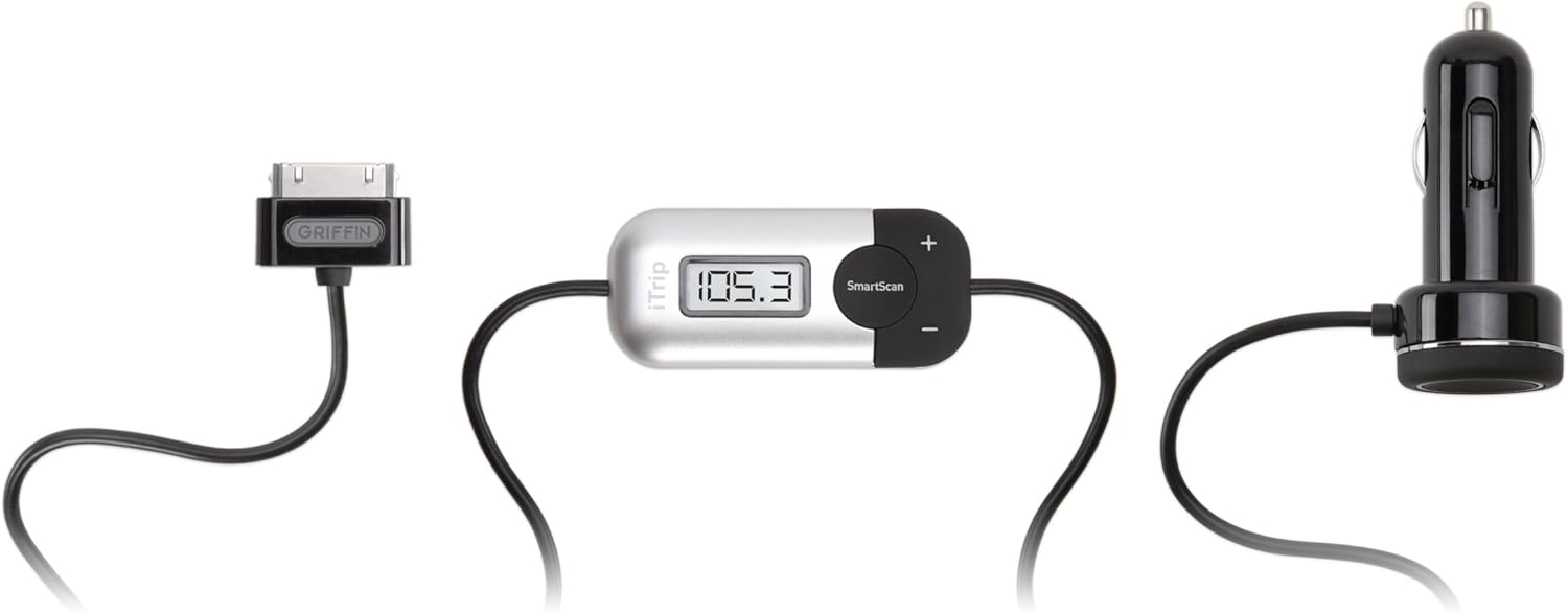 Griffin iTrip – Transmisor FM con conector de base automática para iPod (platanegro)