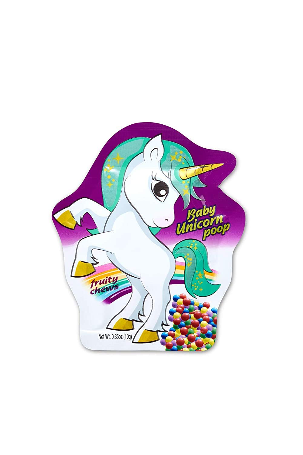 Baby Unicorn Poop Candy Fruit Chews, deleita a tus hijos con estos adorables recuerdos de fiesta de dulces de unicornio y rellenos de bolsas de