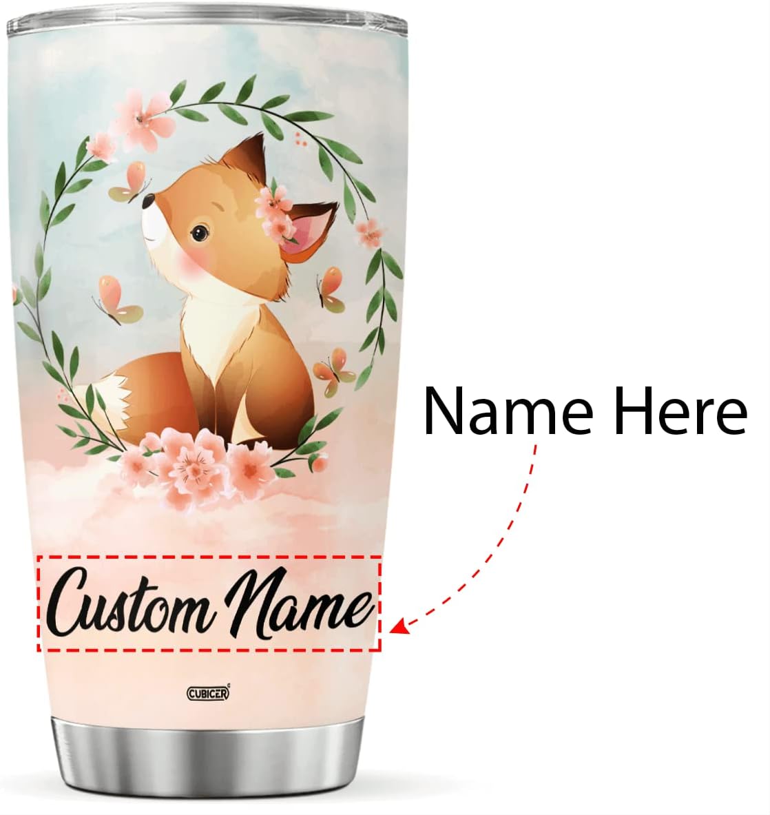 Vaso de café personalizado con tapa aislada, regalos de Navidad para niños, mujeres, hombres y adultos, tazas de acero inoxidable, decoraciones de