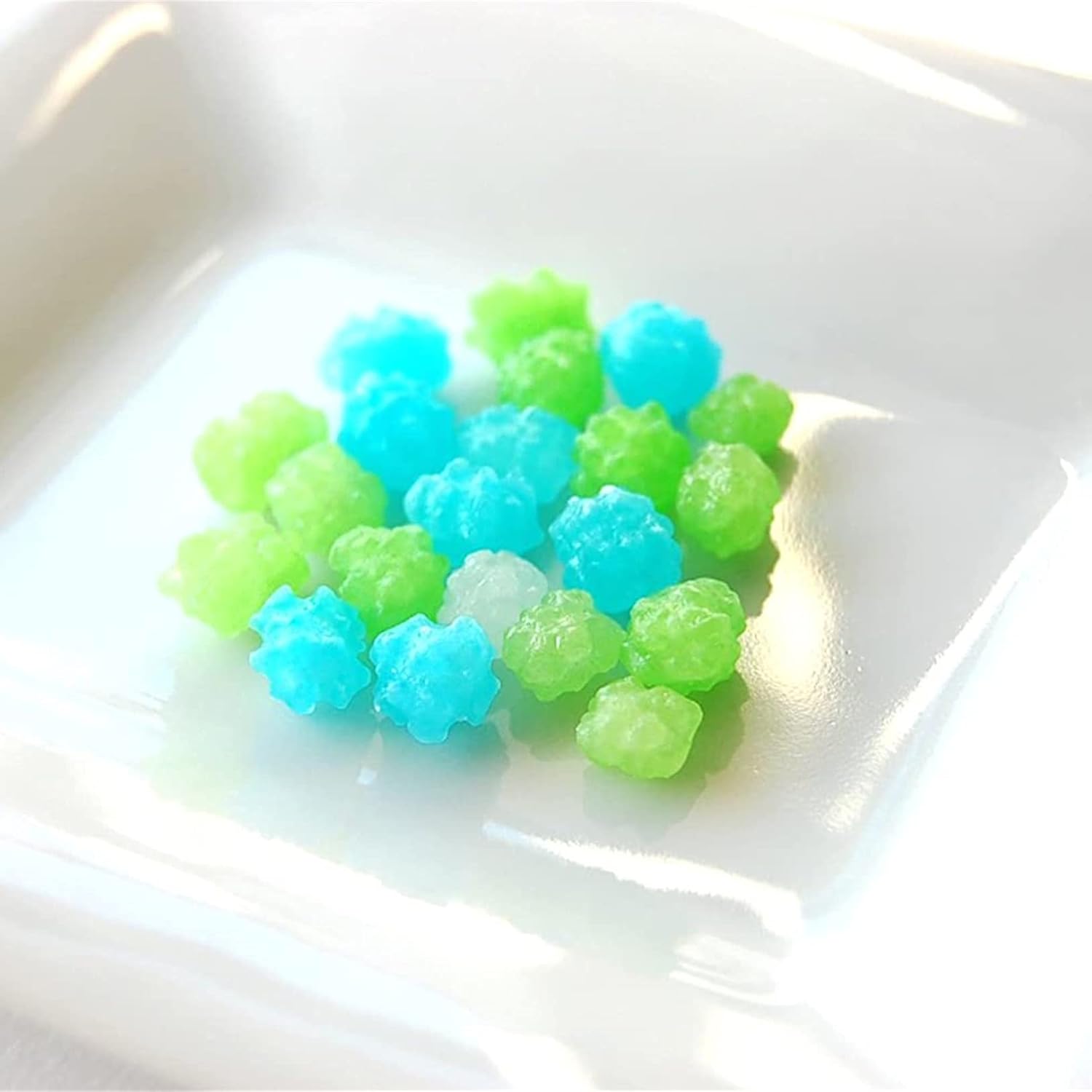 MARUTA Candy Konpeito, Hanatsume, caramelo de azúcar japonés, 0.2 onzas, 50 unidades, juego de 2