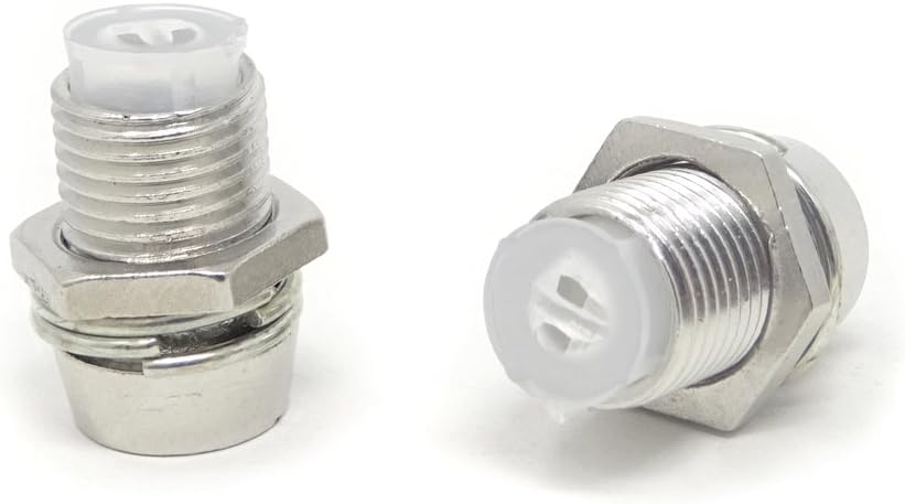 Honbay Pantalla de panel de montaje de soporte LED de diodo emisor de luz de color plateado de 20PCS 0.197 in