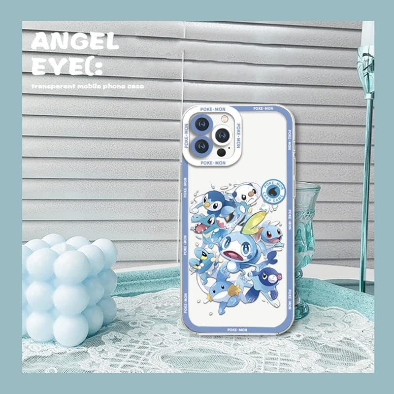 Fundas protectoras delgadas transparentes con diseño de monstruo de bolsillo de agua, suave, a prueba de golpes, para niños, niñas, adolescentes,