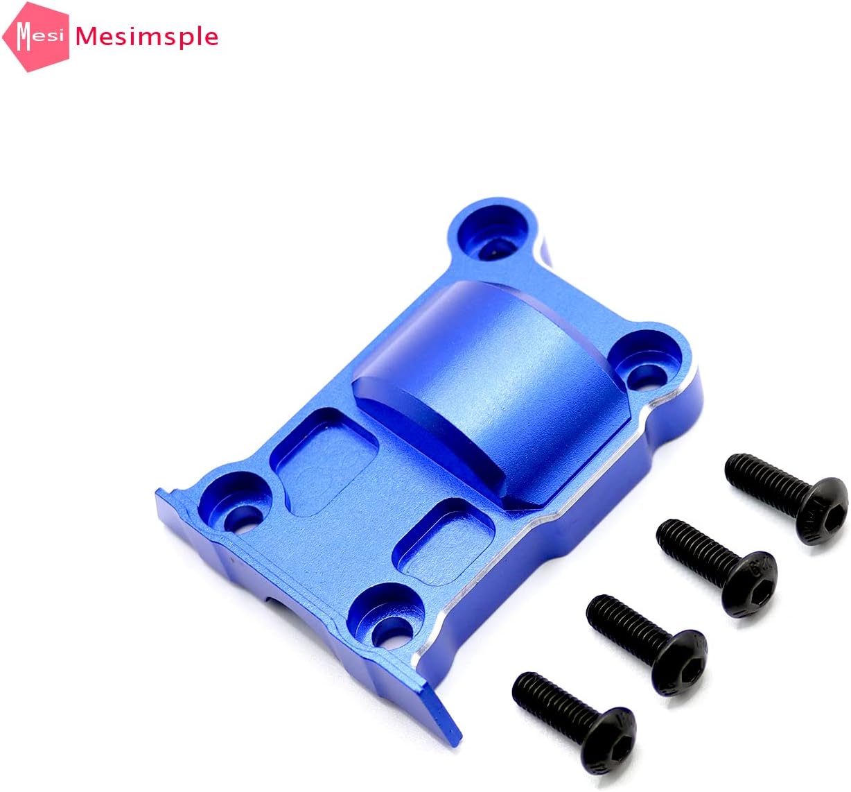 Mesimsple Alloy Xmaxx – Cubierta del diferencial trasero superior 7787 para 15 X-Maxx Drive Gear Cover X Maxx Diff Cover Truck Upgrades Blue
