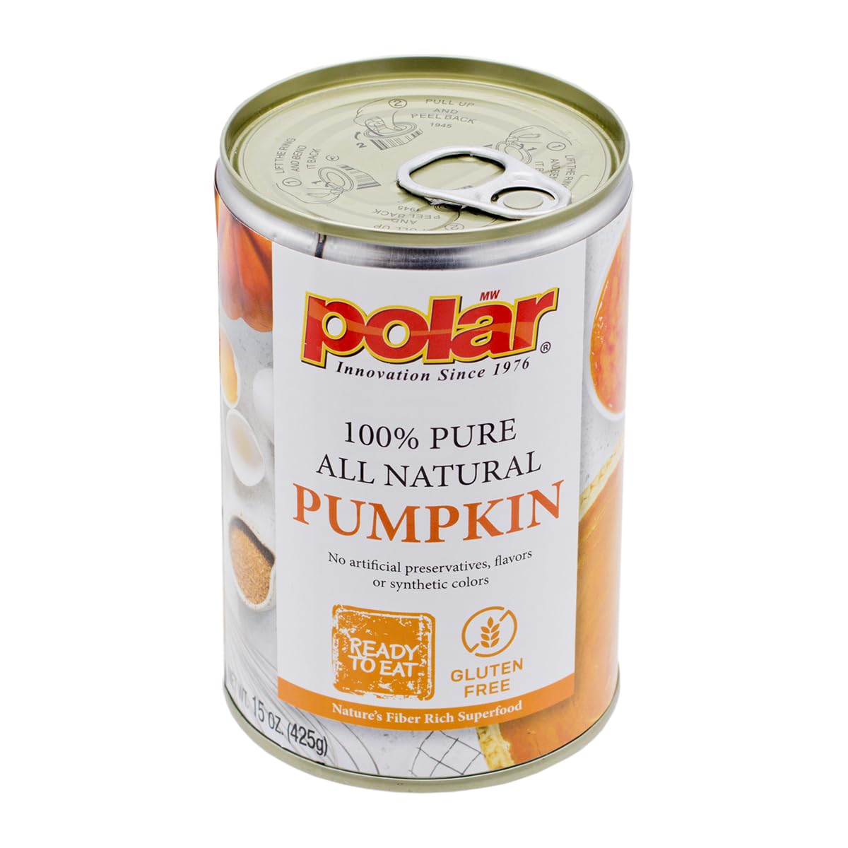 MW Polar Calabaza totalmente natural, 15 onzas (paquete de 12)