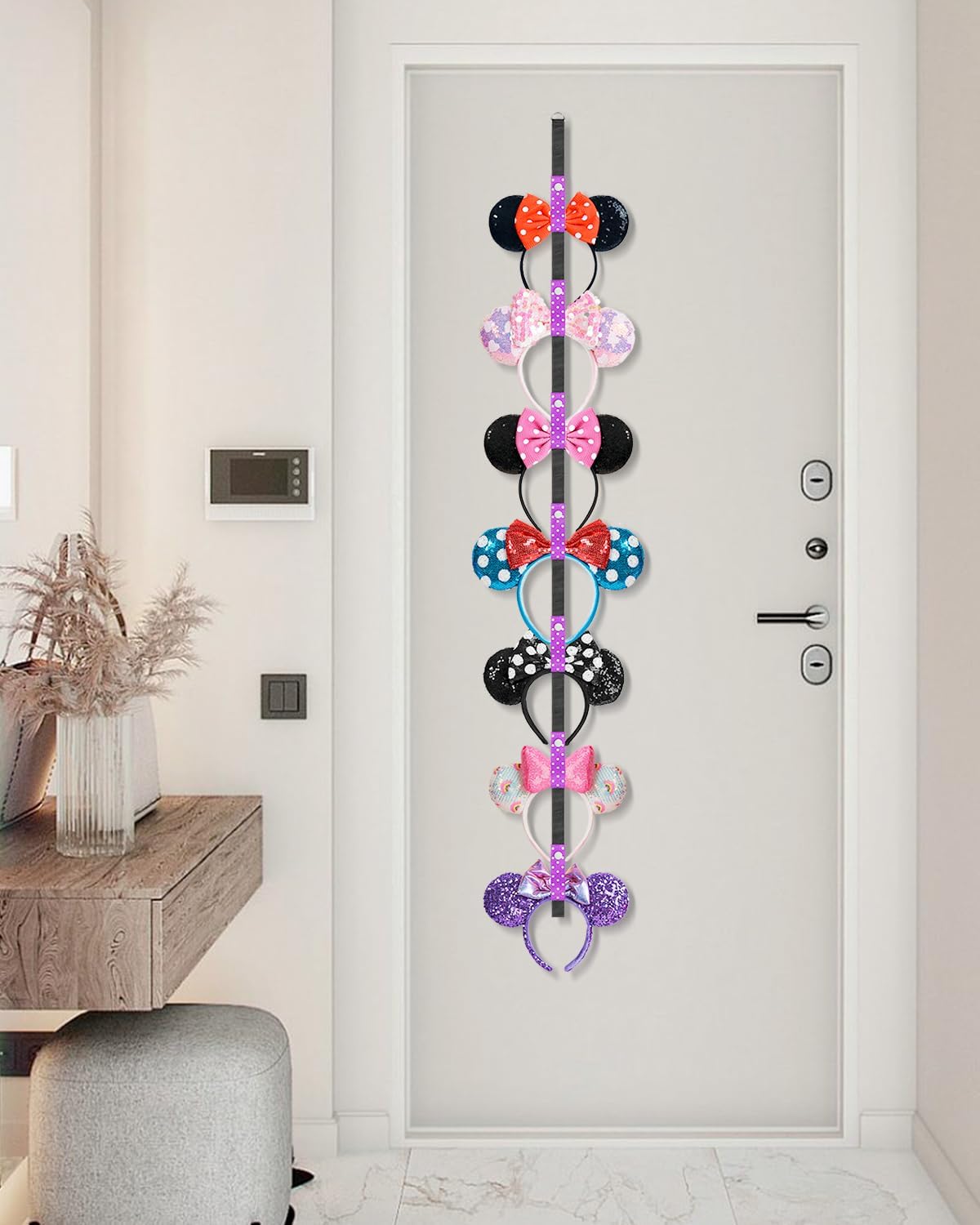 3 soportes para diadema de orejas de Disney, organizadores montados en la pared para mostrar orejas de Mickey Mouse