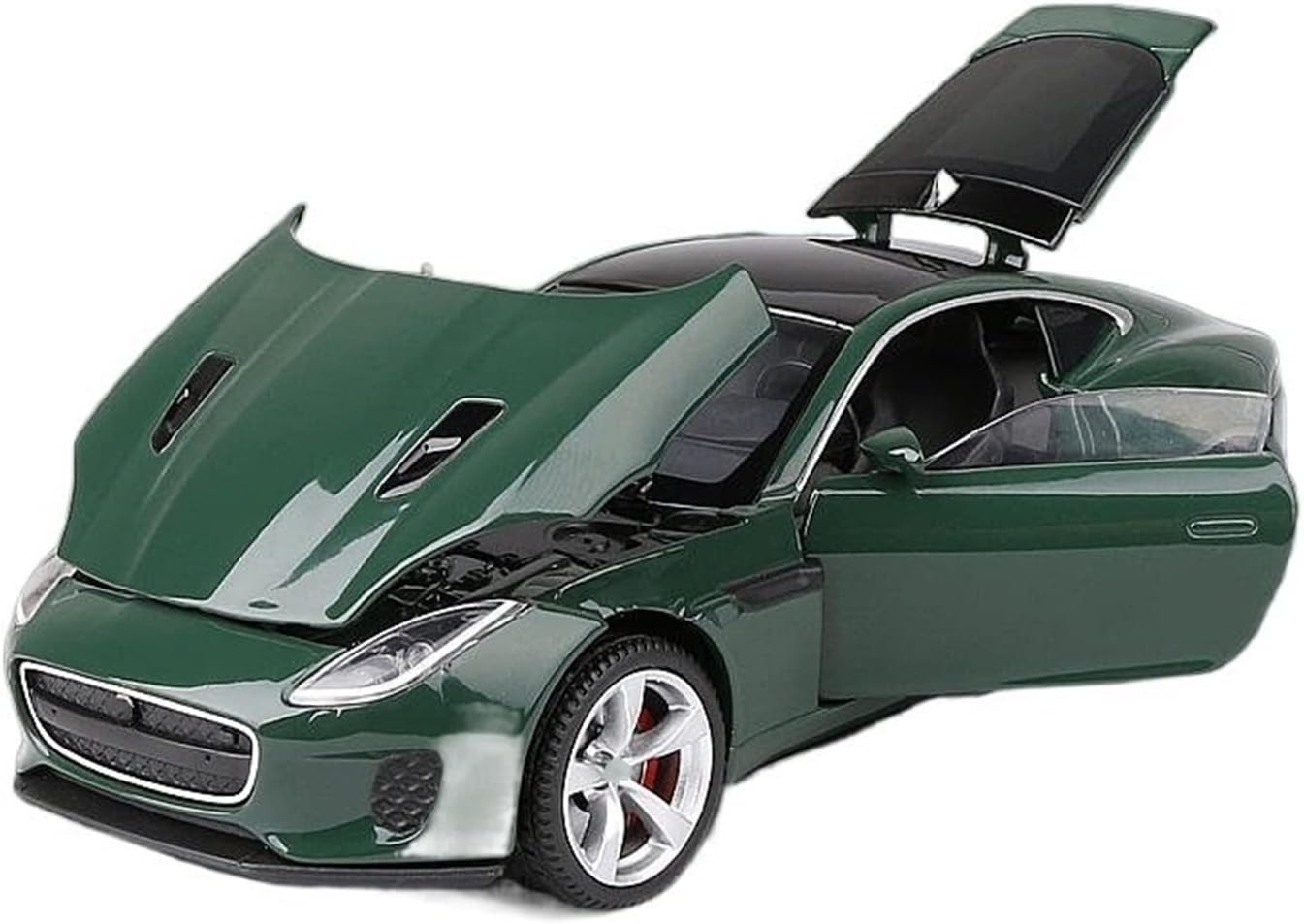 Coche fundido a presión para Jaguar F-Type Coupé, modelo de automóvil de aleación de metal fundido a presión, modelo de automóvil, regalo de sonido
