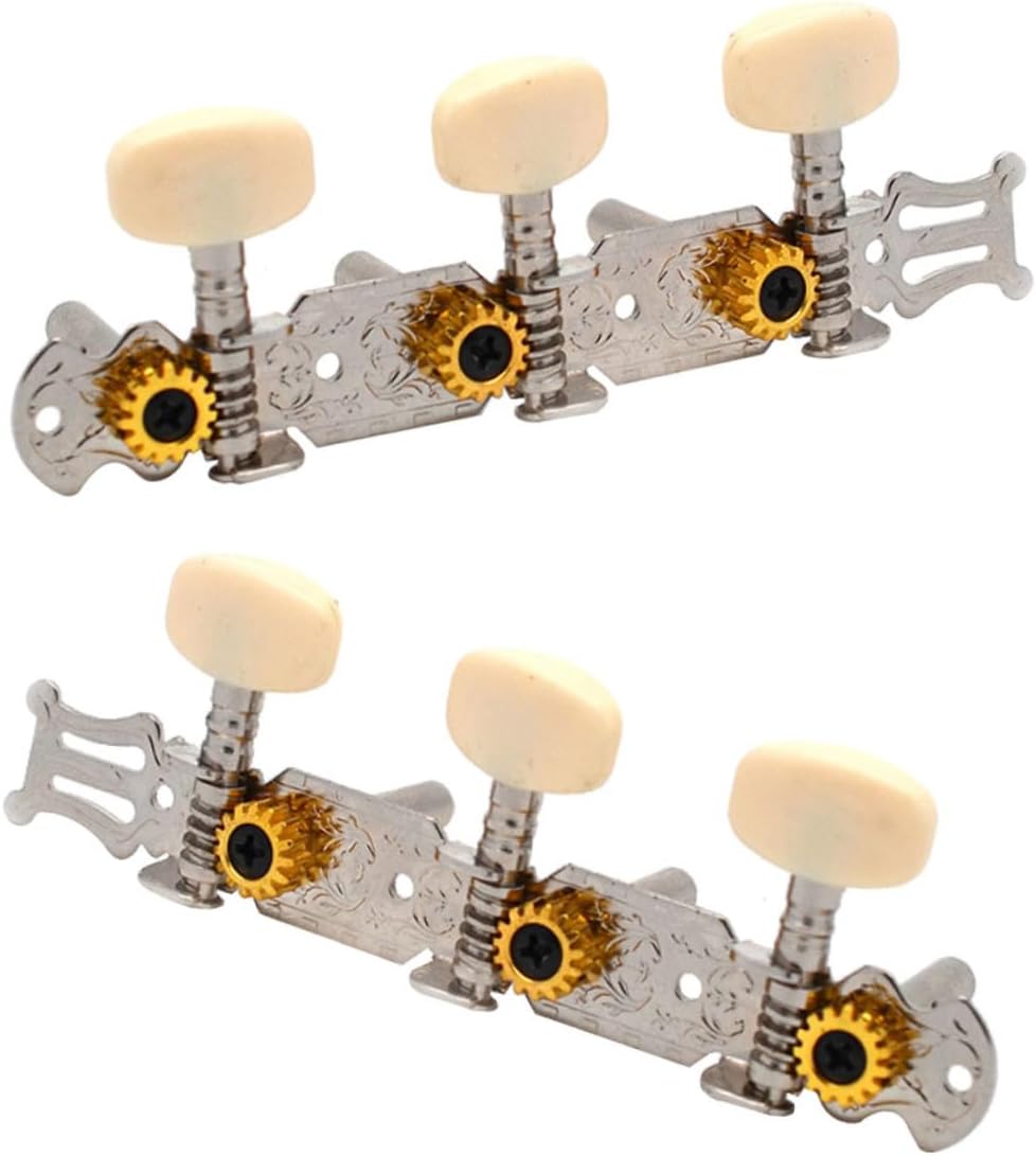 ERINGOGO Guitarras 2 unids Clavijas de guitarra Clavijas de afinación Clavijas de afinación Guitarra Clásica Guitarra Clavijas