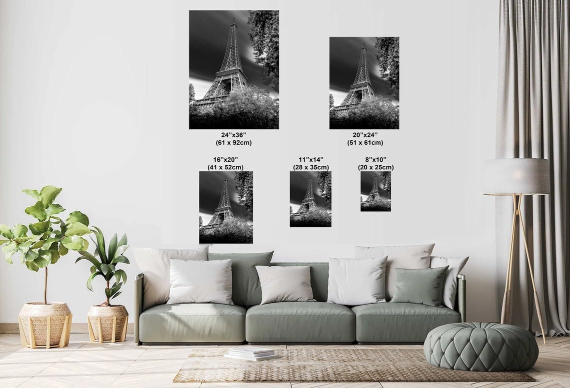 Eiffel Tower, Paris, France – PrintCanvasAcrylicMetal (Acrylic Print, 24×36 Inches)