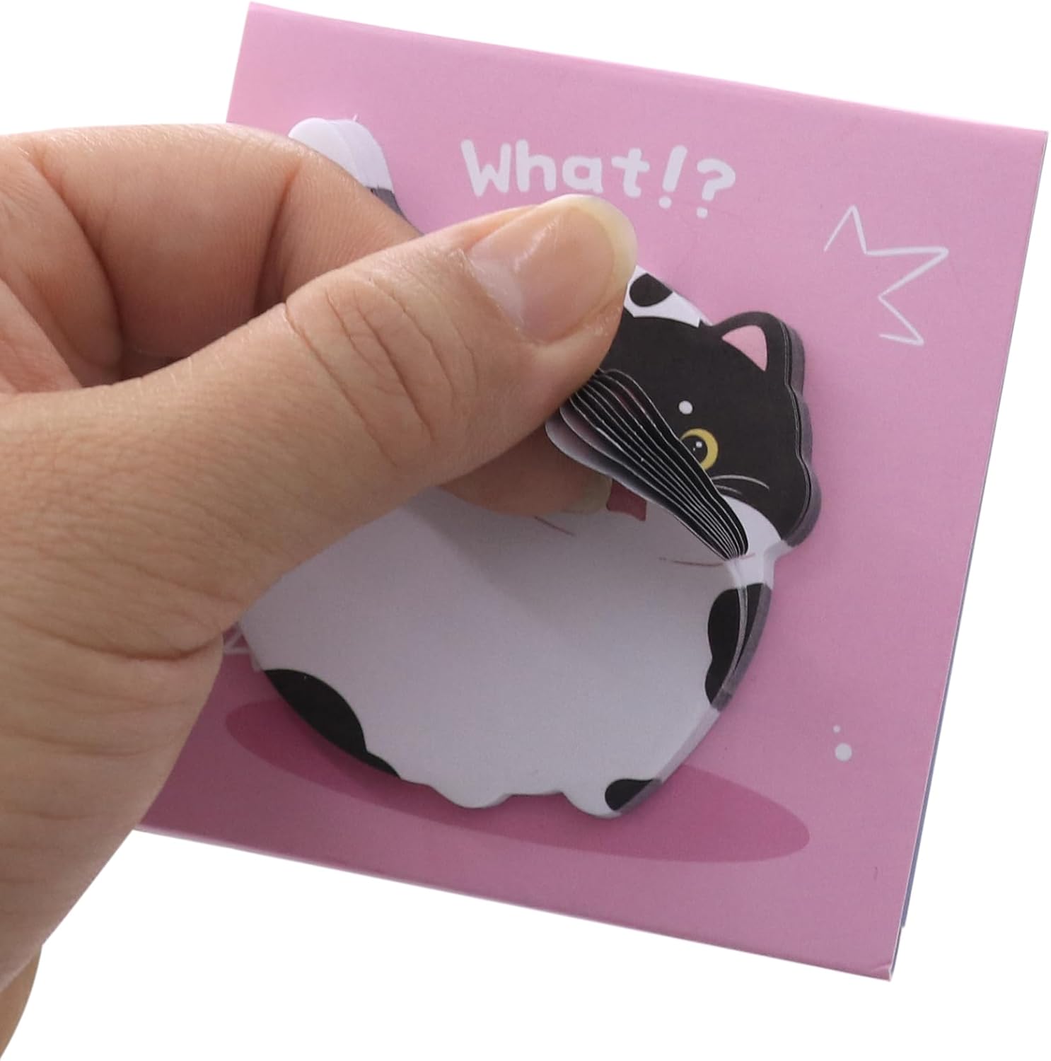 6 paquetes de notas adhesivas de dibujos animados de animales lindos juegos de bloc de notas autoadhesivas para amantes de las mascotas, mujeres y