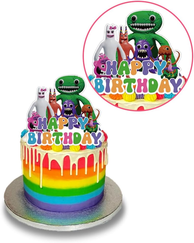 Suministros para fiesta de cumpleaños de Garten  Las decoraciones de cumpleaños de monstruo incluyen pancarta, globos de látex, decoración de