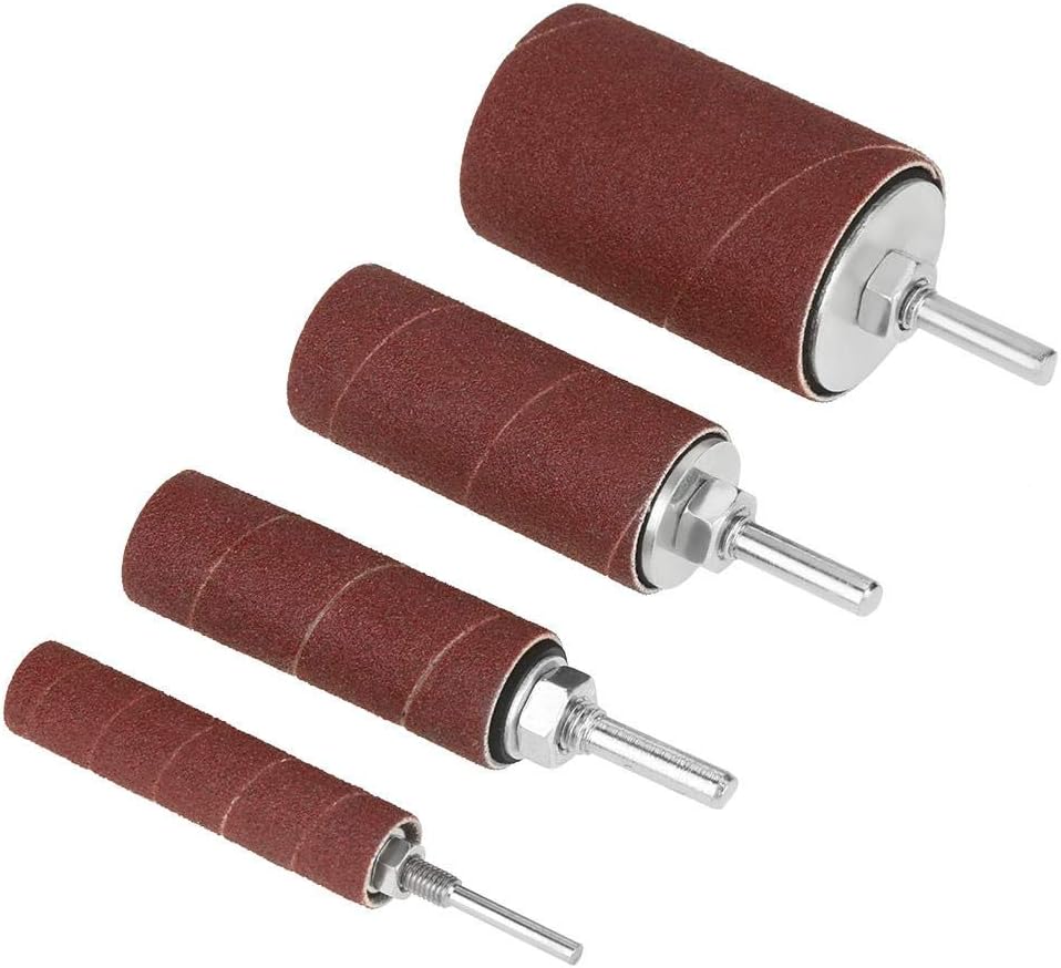 Kit de herramientas de lijadora de tambor de lijado de husillo con estuche para prensa de taladro 20 piezas