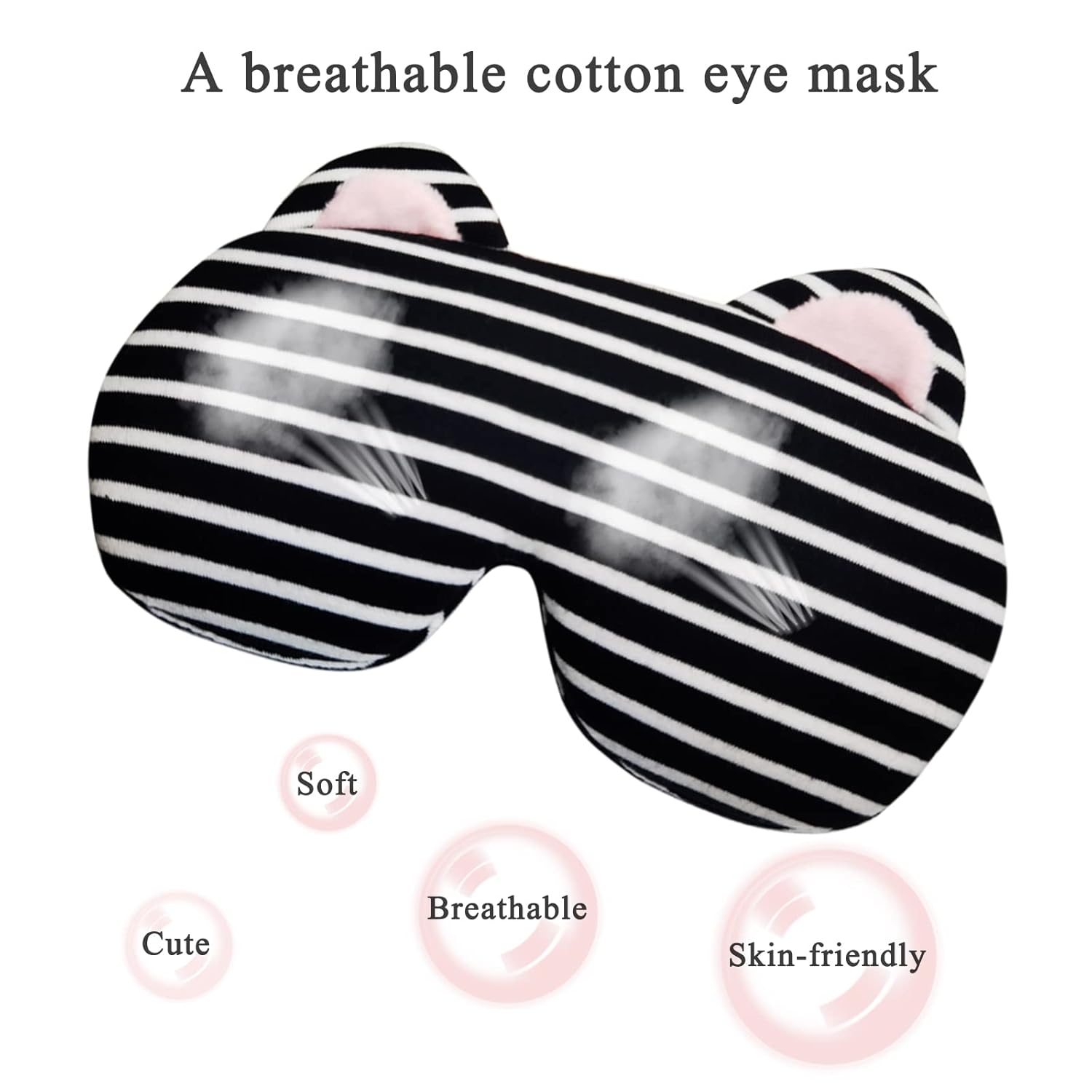 Máscara térmica para los ojos, máscara térmica para los ojos para dormir, compresa ocular cálida para ojos secos, almohadilla de ojos eléctrica USB