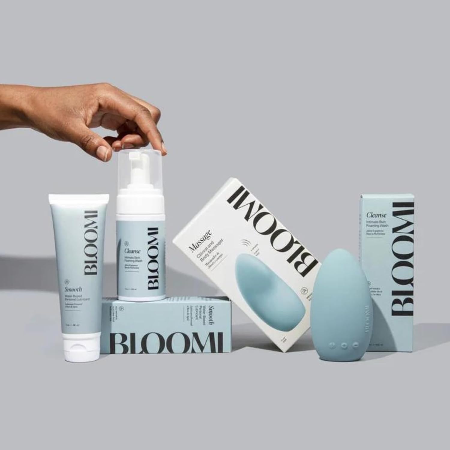 Bloomi Cleanse Intimate Skin Foaming Wash – Jabón hidratante de aloe vera para áreas íntimas, suave y calmante higiene femenina hidratante para
