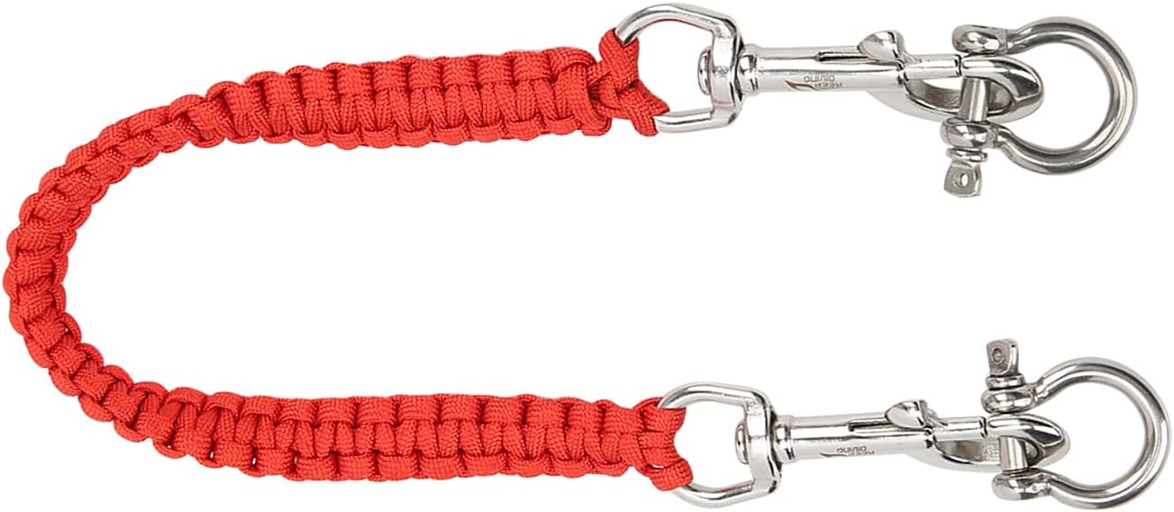 VGEBY Cordón para cámara de buceo, 360 grados retráctil flexible de rotación de la cámara de la vivienda de llevar el cordón de buceo Accesorios de