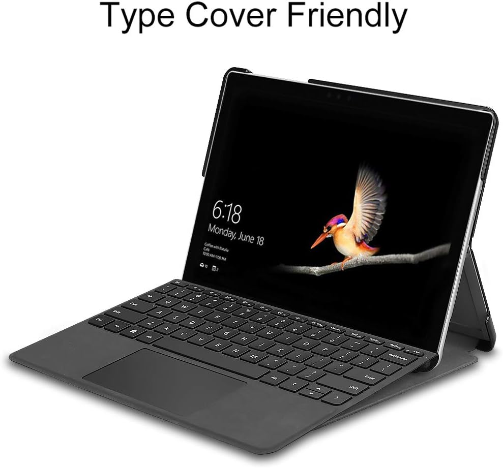 Funda para Surface Go 4 2023 Go 3 2021 Go 2 2020 Surface Go 2018, funda inteligente de piel delgada con soporte para lápiz para Microsoft Surface Go