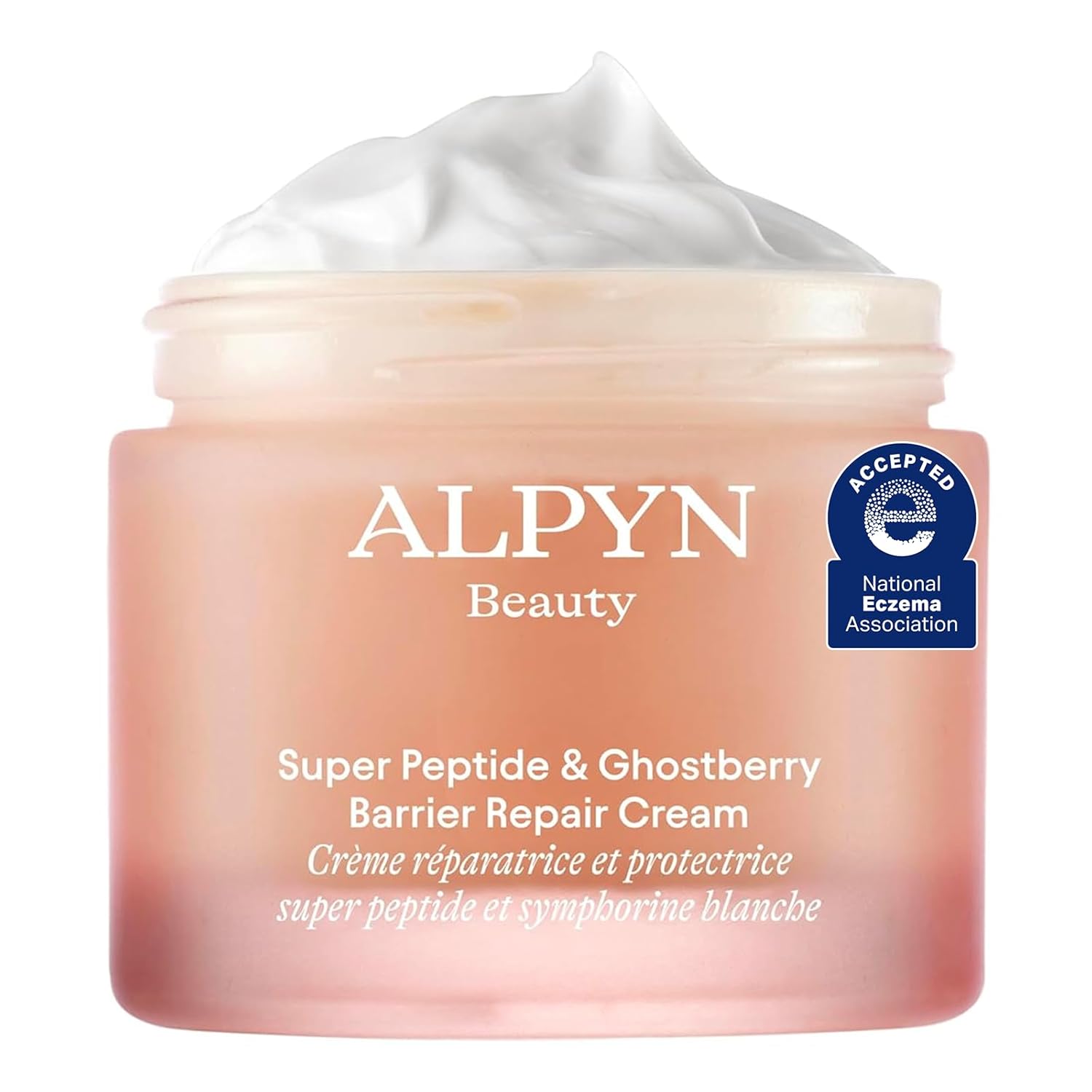 Alpyn Beauty Super Peptide & Ghostberry Hidratante para reparación de eczema, barrera y arrugas  Calma y calma contra el enrojecimiento y la