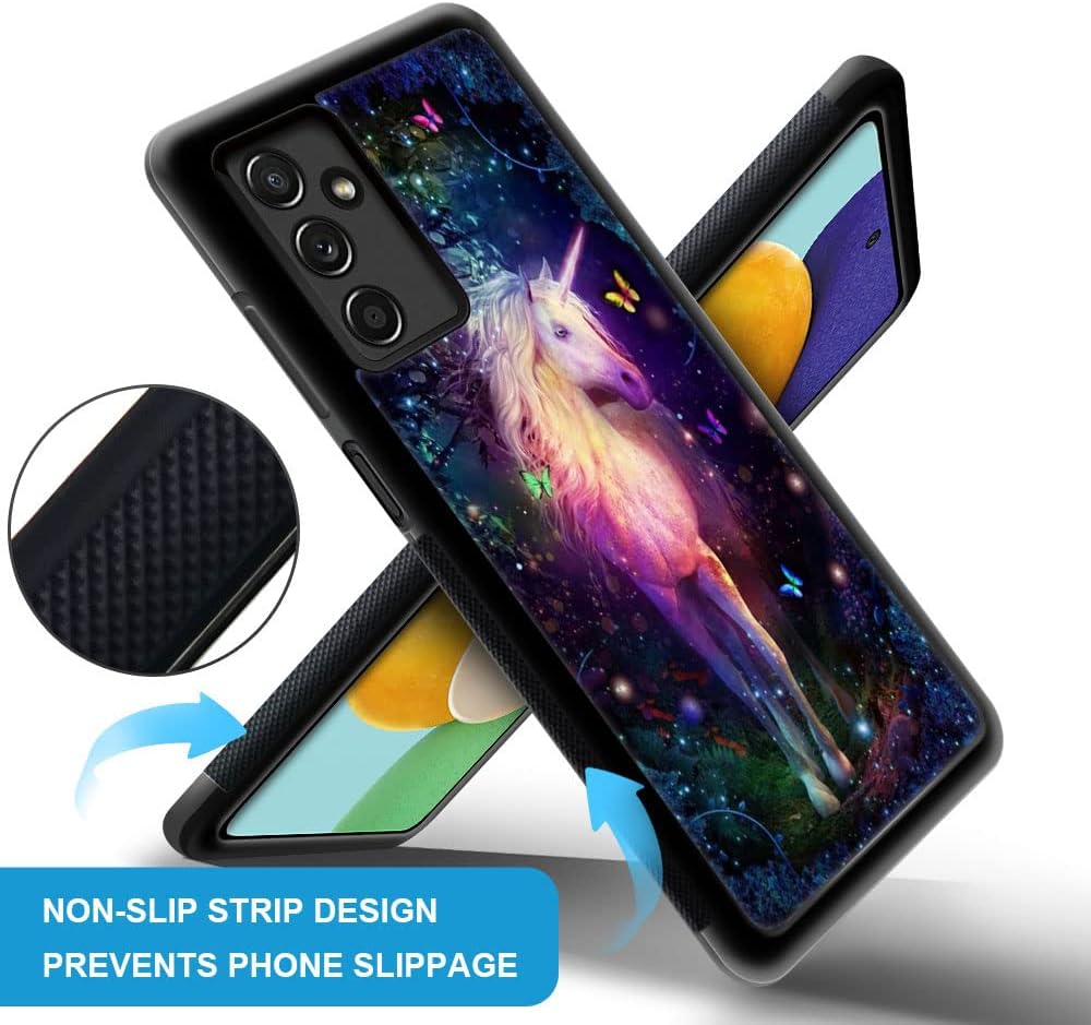 DJSOK Funda compatible con Samsung Galaxy A14 5G, hermoso caballo para niñas y niños, diseño exquisito, a prueba de golpes, antideslizante,