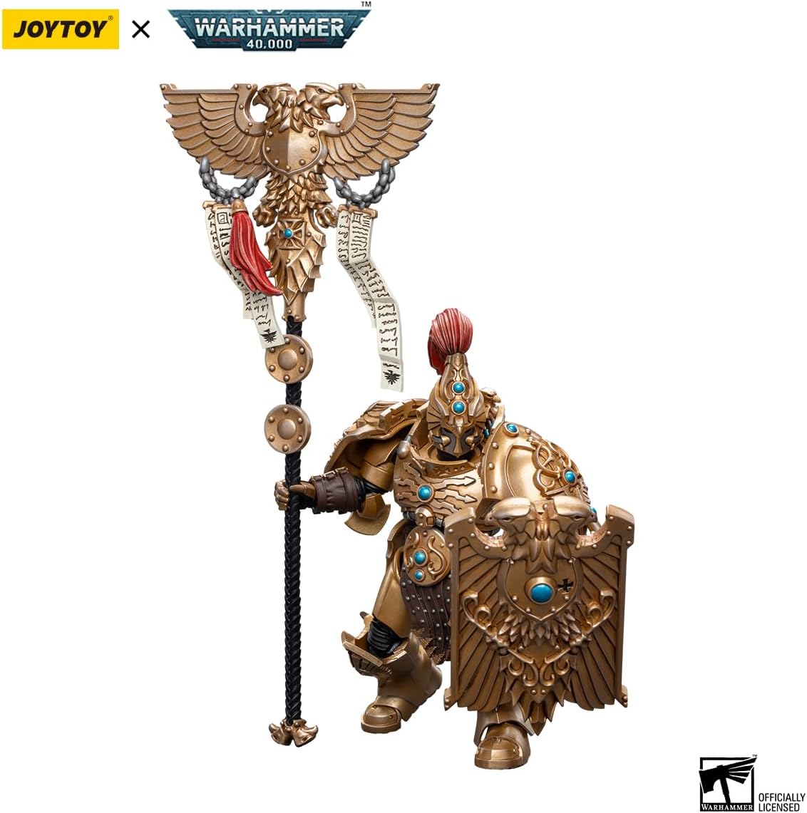 Joytoy Warhammer 40K Mecha 118 Figuras de acción Mecha Joy Toy Adeptus Custodes Vexilus Praetor