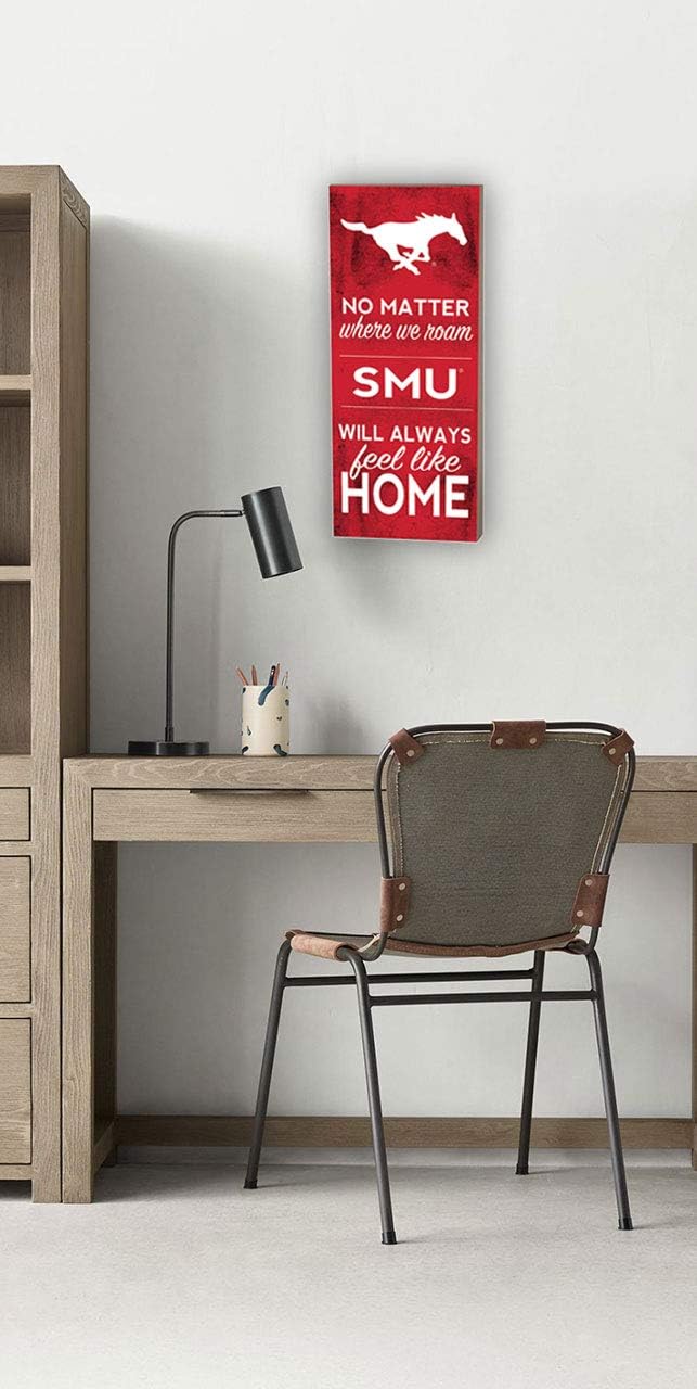 7×18 No Matter Where Southern Methodist Mustangs