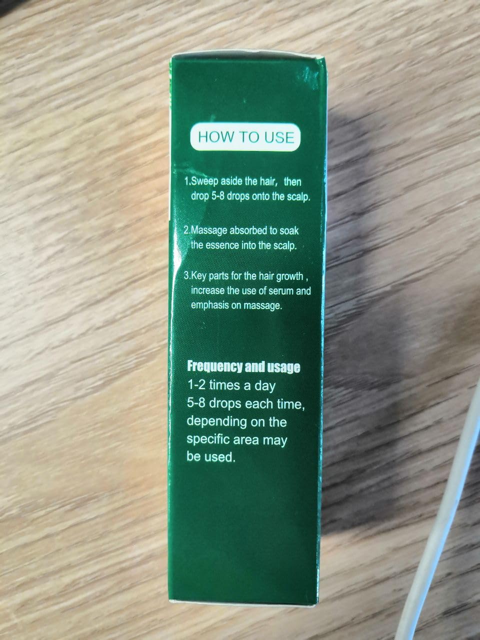 Natural Essence – Solución nutricional para el cabello de jengibre, suero de crecimiento del cabello líquido para pérdida de cabello con esencia de