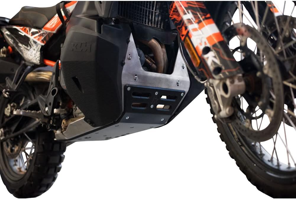 Tusk Placa deslizante de aluminio Quiet Glide Adventure para KTM 790 Adventure R 2019-2020