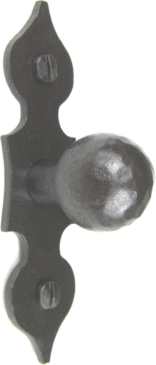 Perilla de gabinete de hierro forjado de pala de estilo rústico español HK15 (bronce)