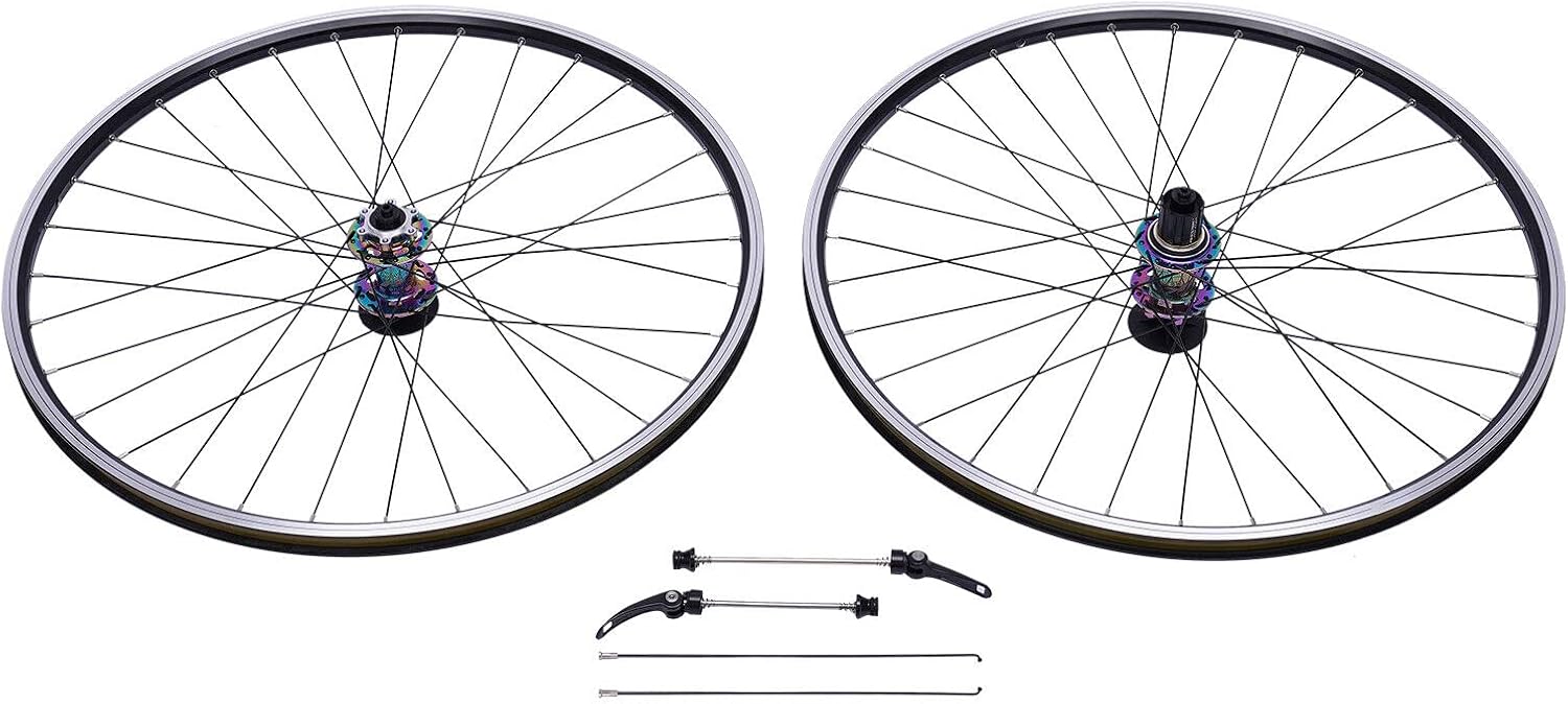 Juego de ruedas para bicicleta de montaña de 29 pulgadas, llantas MTB Juego de ruedas delanteras y traseras Tornillo de arranque para 789101112