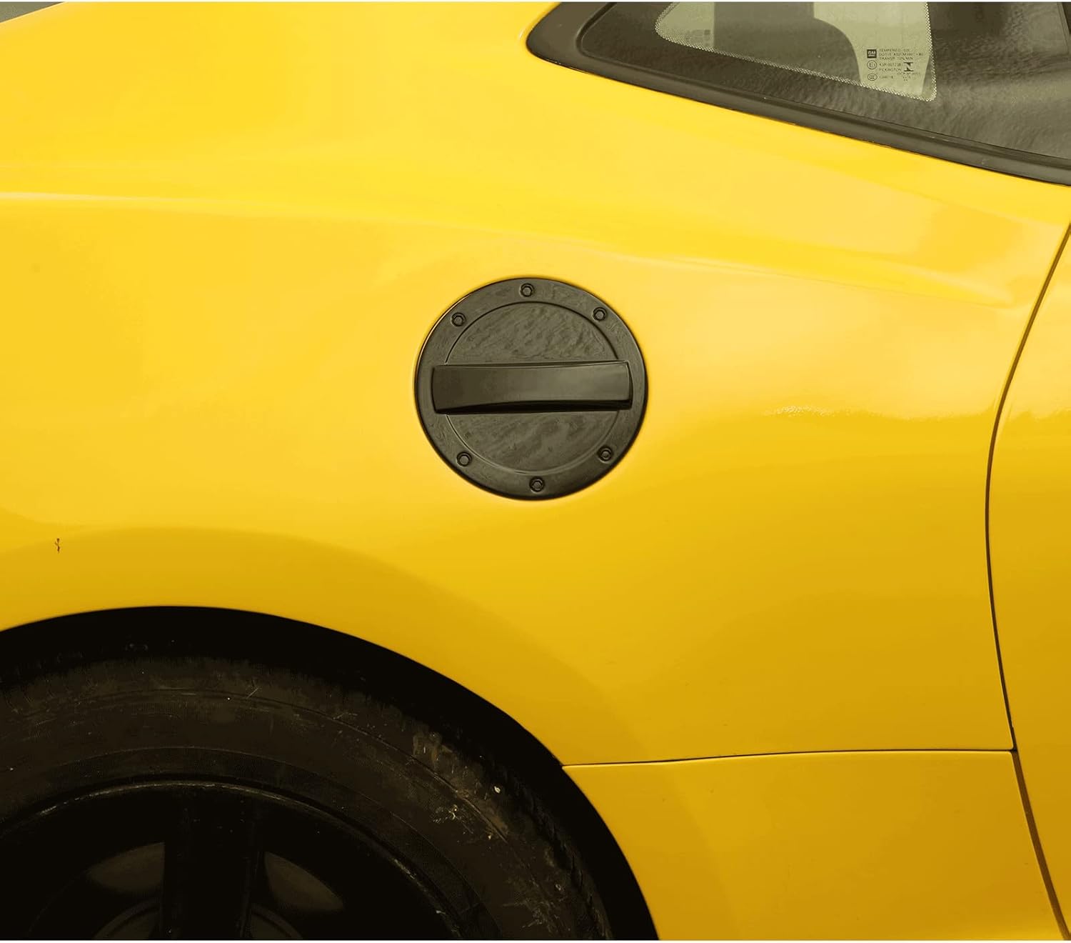 Hoolcar Tapa de gasolina para puerta de llenado de gasolina para Chevrolet Camaro 2017-2022, color negro