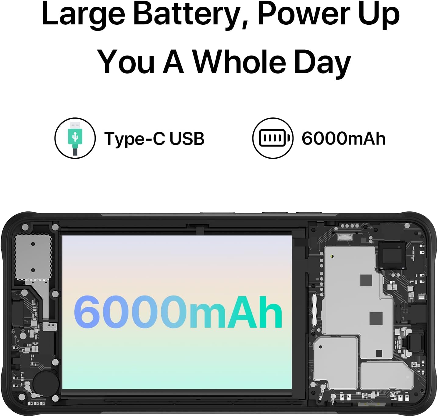 UMIDIGI G5 Mecha – Teléfono celular resistente desbloqueado, Unisoc T606 8+8 GB + 128 GB 6.6 pulgadas FHD Android 13, teléfono resistente al agua