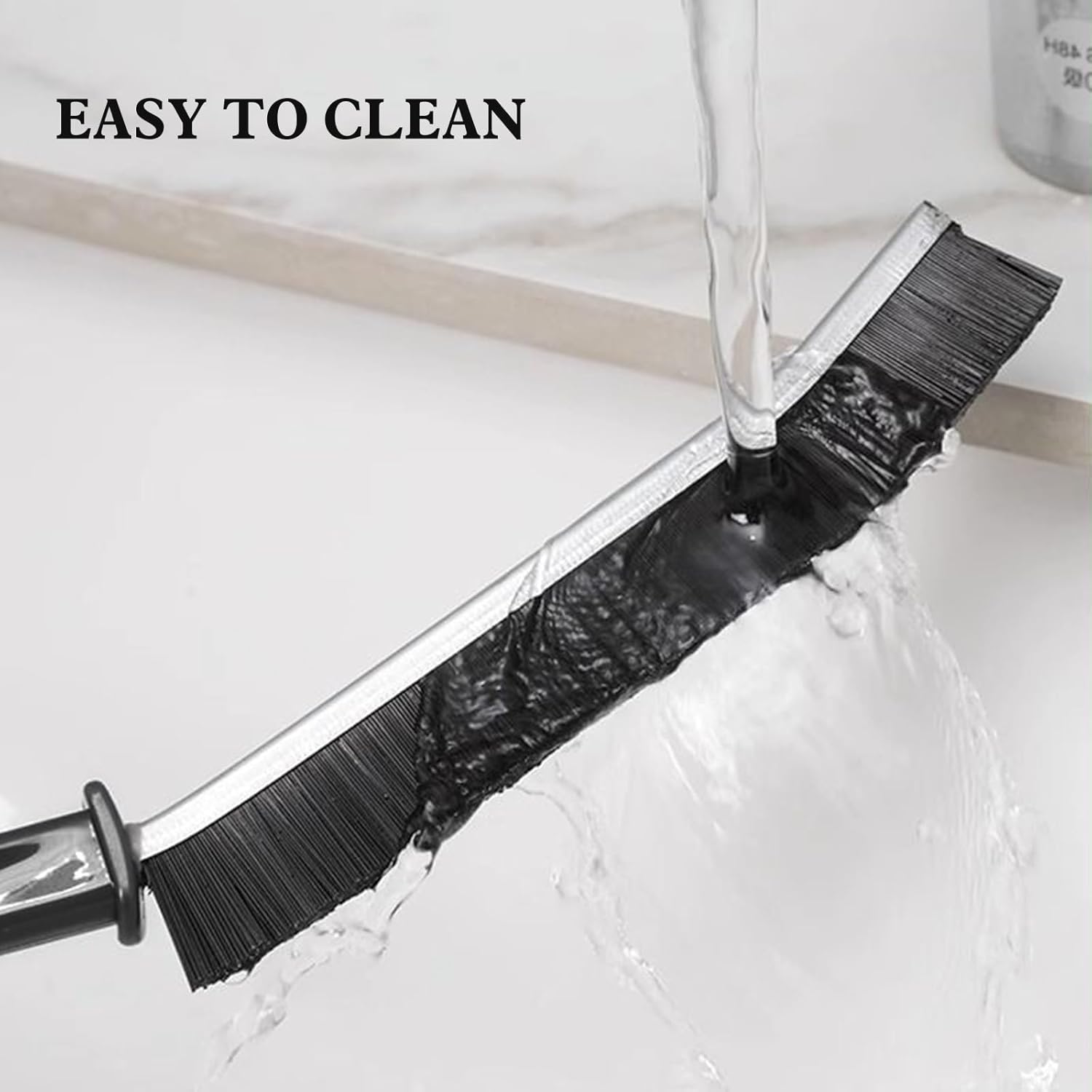 Cepillo de limpieza de hendiduras de baño, cepillo multiusos para baño, cocina, azulejos, ventanas, costuras, herramienta de cepillo de limpieza