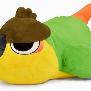 Juguetes de peluche amarillo con pájaro verde, almohada de peluche súper suave, lindo peluche de pájaro de Navidad, regalos de cumpleaños para niños Juguetes de peluche amarillo con pájaro verde, almohada de peluche súper suave, lindo peluche de pájaro de Navidad, regalos de cumpleaños para niños