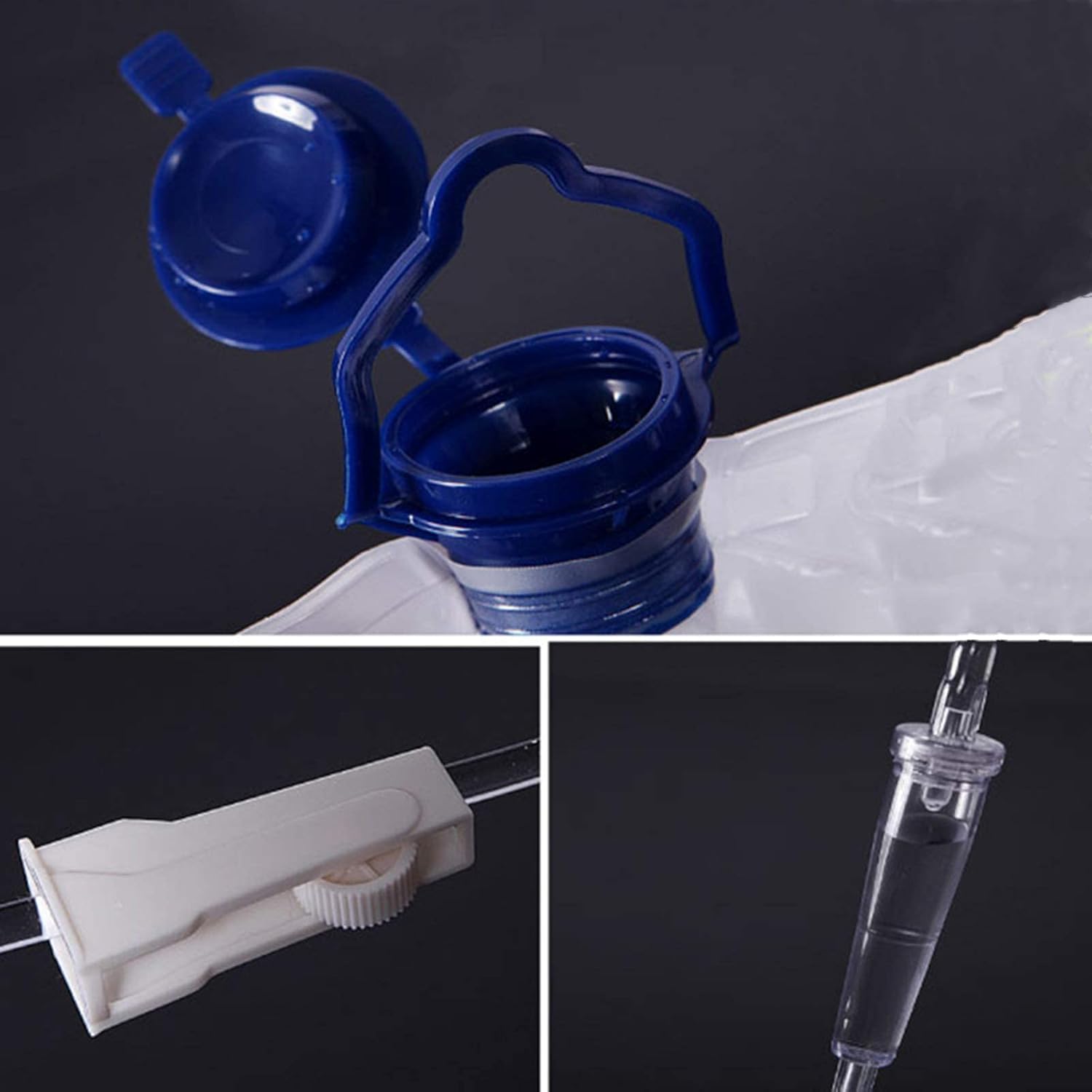 Kit de enema casero reutilizable kit de bolsa de esmalte de 406fl oz para limpieza de colon bolsa de ducha de colon kit de limpieza de - Imagen 3