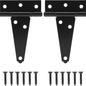 Bisagras de correa en T de 4 pulgadas, bisagras de puerta de cobertizo, bisagras de correa de puerta, bisagra en T negra, bisagra forjada, bisagras Bisagras de correa en T de 4 pulgadas, bisagras de puerta de cobertizo, bisagras de correa de puerta, bisagra en T negra, bisagra forjada, bisagras