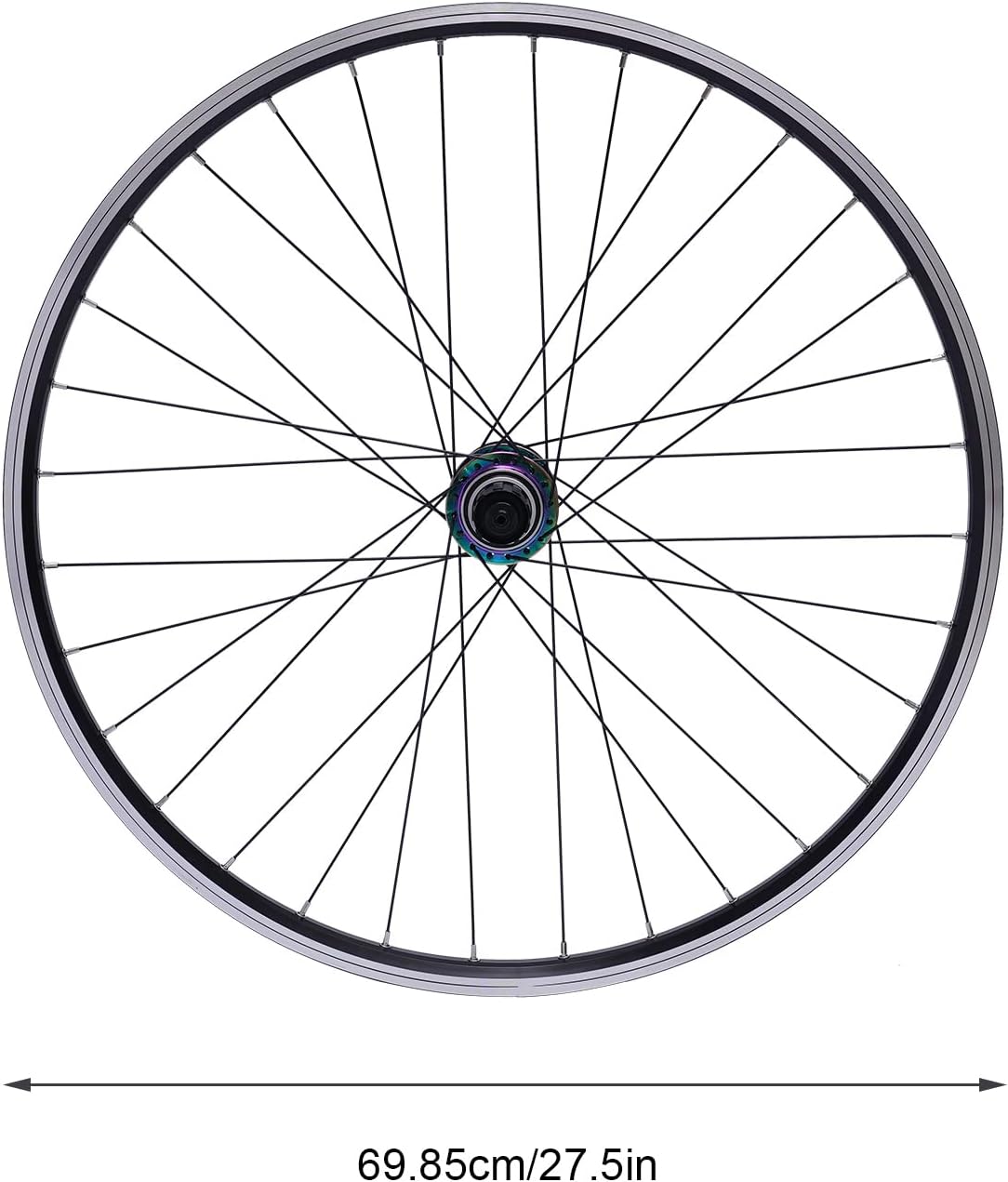 Juego de ruedas para bicicleta de montaña de 27.5 pulgadas, aleación de aluminio, frenos de disco de seis agujeros, juego de ruedas MTB, de