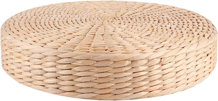 Fydun Hogar redondo Thic asientos cojín puf para tatami té zen ceremonia decoración hogar redondo Thic asientos para la familia