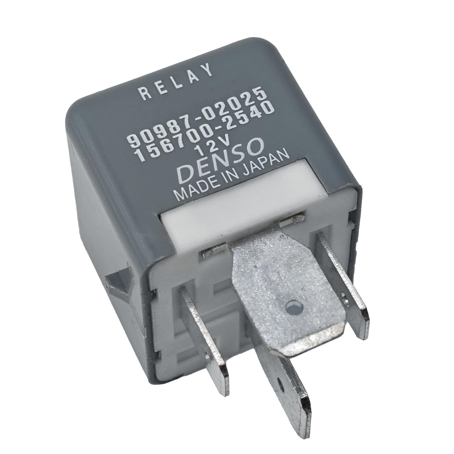 Relé 90987-02025, relé de potencia automotriz de 4 pines 12 V 80 A, compatible con vehículos Toyota, Lexus